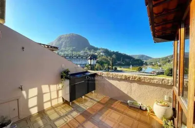 Cobertura com 3 dormitórios à venda, 146 m² por r$ 690.000,00 - quitandinha - petrópolis/rj