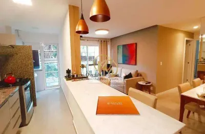 Apartamento com 2 dormitórios à venda, 68 m² por r$ 537.300,00 - retiro - petrópolis/rj