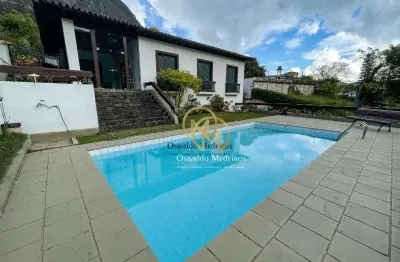 Casa com 4 dormitórios à venda, 350 m² por r$ 1.590.000,00 - quitandinha - petrópolis/rj