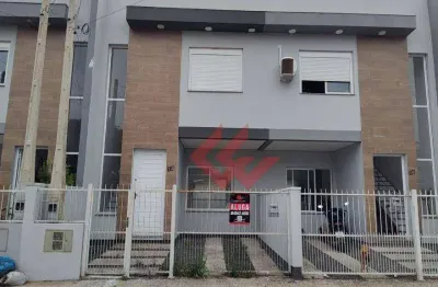 Sobrado com 2 dormitórios para alugar, 70 m² por r$ 2.100,00/mês - santa fé - gravataí/rs