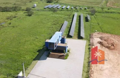 Terreno comercial 1.613m² com produção de energia solar – centro de paulo lopes/sc