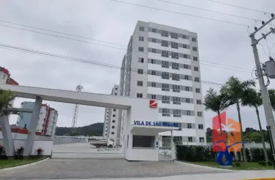 Apartamento de 2 quartos (1 suíte) para aluguel em prédio com elevador – res. vila de são miguel | biguaçu/sc