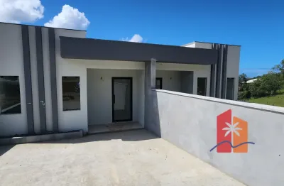 Venda – casa geminada nova com vista para o mar | unidade 01 | 91m² – gamboinha, praia da gamboa / sc