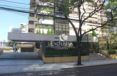 Apartamento com 5 quartos sendo 2 suítes, 1 suíte master à venda, 453 m² - centro - londrina/pr
