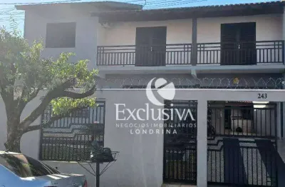 Sobrado com 5 quartos à venda, 220 m² - santa mônica - londrina/pr