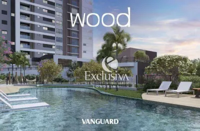 Apartamento com 1 suíte e 1 dormitório à venda, 70 m² - edifício wood, terra bonita - londrina/pr