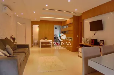 Apartamento com 3 quartos à venda, 110 m² - edifício vert residence - londrina/pr