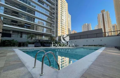 Apartamento com 3 quartos  à venda, 181 m² - gleba fazenda palhano - londrina/pr