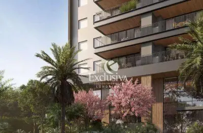 Apartamento com 3 quartos à venda, 124 m² - huma, gleba palhano - londrina/pr