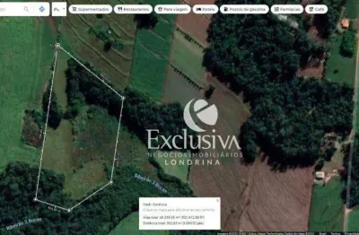Área à venda, 48400 m² - distrito espírito santo - londrina/pr