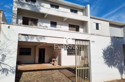 Sobrado com 4 dormitórios à venda, 205 m² - jardim burle marx - londrina/pr