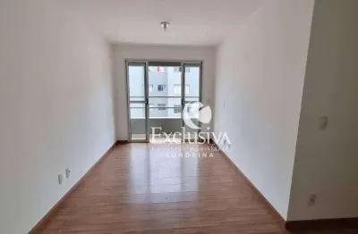 Apartamento com 3 quartos para alugar, 69 m² - jardim kase - londrina/pr