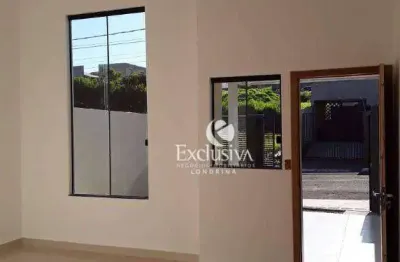 Casa com 3 dormitórios à venda, 82 m² - parque leblon - londrina/pr