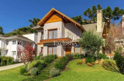 Casa com 3 suítes à venda, 283 m² - condomínio alphaville - gramado/rs