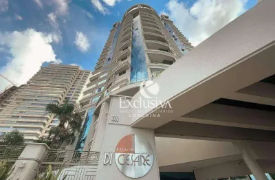 Apartamento com 3 suítes para alugar, 162 m² - edifício palazzo di cesare, bela suíça - londrina/pr