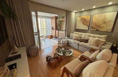 Apartamento com 3 dormitórios à venda, 103 m² - edifício anita malfati, gleba palhano - londrina/pr