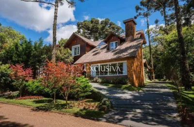 Casa com 5 dormitórios à venda, 302 m² - condomínio reserva da serra - canela/rs