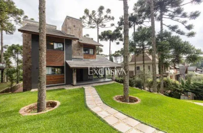 Casa com 4 suítes à venda, 520 m² - condomínio aspen mountain - gramado/rs