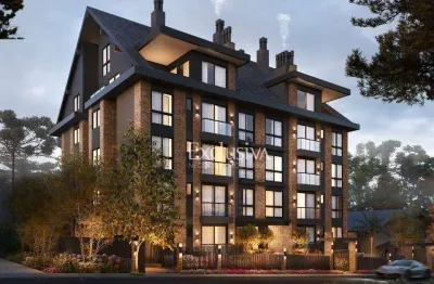 Breve lançamento, apartamento com 4 suítes à venda - edifício volo vila suíça, centro - gramado/rs