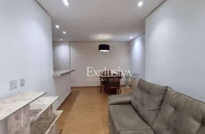 Apartamento com 3 dormitórios para alugar, 81 m² - edifício evolution home, gleba fazenda palhano - londrina/pr