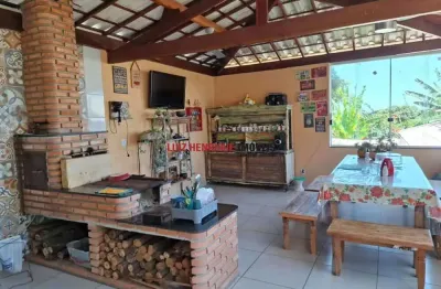 Casa em condomínio fechado com 4 quartos à venda na rodovia mg10, sn, condomínio vale do luar, jaboticatubas, 185 m2 por r$ 750.000