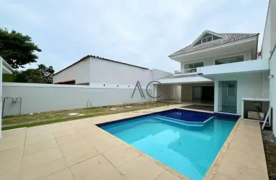 Deslumbrante casa 5 qts c/ suíte - rio mar - barra da tijuca