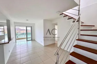 Única cobertura 2qts c/suite - barra village house life (recreio dos bandeirantes)
