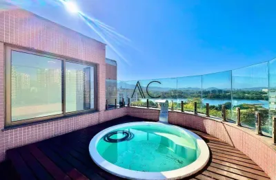 Magnífico 3 qts c/2 suítes - frente ao mar - oceân drive (barra da tijuca)