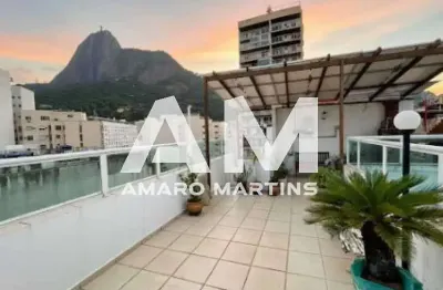 Cobertura com 3 quartos à venda na rua desembargador burle, humaitá, rio de janeiro, 160 m2 por r$ 1.790.000