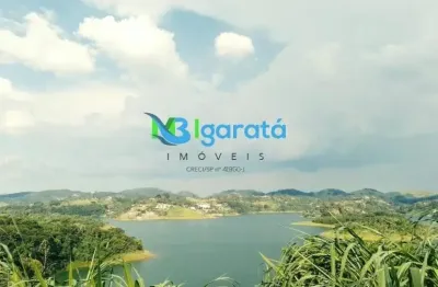 Excelente terreno com vista para a represa em condomínio fechado em igaratá - sp