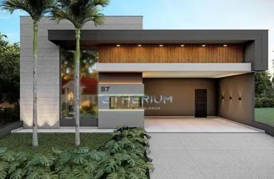 Casa terrea no condominio villa dos pinheiros com 3 suites, a venda em indaiatuba sp