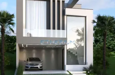 Casa a venda com 3 quartos e 3 suites, piscina em fase de finalizacao no gran reserve, indaiatuba