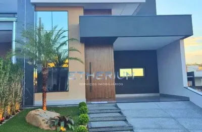 Casa a venda com 3 quartos e 3 suites no gran reserve, indaiatuba