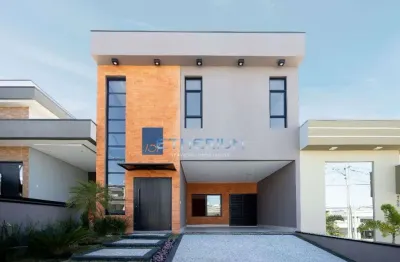 Casa assobradada com 3 suites a venda no park gran reserve em indaiatuba