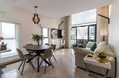 Apartamento duplex com 1 dormitório à venda, 75 m² por r$ 1.290.000,00 - itaim - são paulo/sp