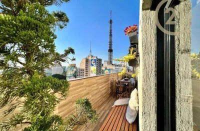 Cobertura com 1 dormitório à venda, 85 m² por r$ 1.979.500,00 - jardim américa - são paulo/sp