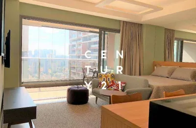 Apartamento com 1 dormitório, 43 m² - venda por R$ 800.000,00 ou aluguel por R$ 5.355,00/mês - Brooklin Paulista - São Paulo/SP