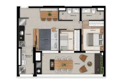 Apartamento à venda na Rua Coronel Sousa Reis, 212, Tatuapé, São Paulo