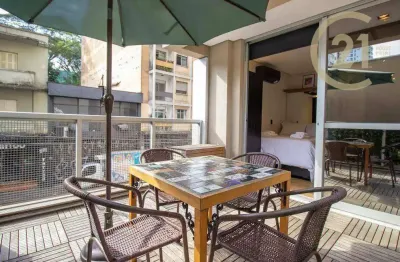 Studio com 1 dormitório à venda, 31 m² por r$ 430.000,00 - cerqueira césar - são paulo/sp