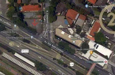 Terreno à venda, 1088 m² por r$ 8.480.000,00 - alto de pinheiros - são paulo/sp