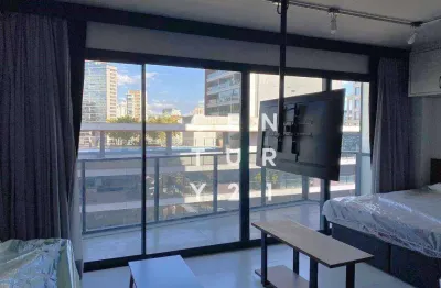 Apartamento mobiliado com 1 dormitório, 42 m² - venda por r$ 1.400.000 ou aluguel por r$ 8.000/mês - vila olímpia - são paulo/sp