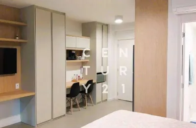 Apartamento com 1 dormitório à venda, 35 m² por r$ 660.000,00 - jardim paulistano - são paulo/sp