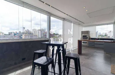 Cobertura alto padrão com 1 dormitório à venda, 121 m² por r$ 2.700.000 - vila madalena - são paulo/sp