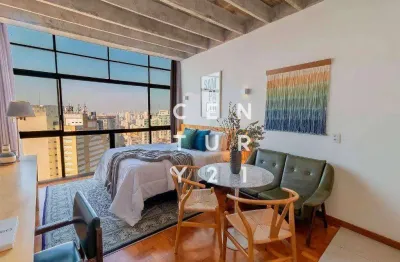 Apartamento com 1 dormitório à venda, 29 m² por r$ 586.000,00 - república - são paulo/sp