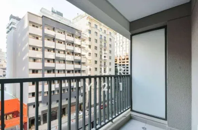 Apartamento com 1 dormitório à venda, 28 m² por r$ 330.000,00 - república - são paulo/sp