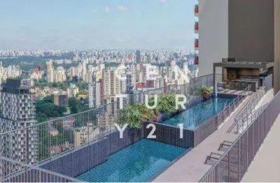 Apartamento com 1 dormitório à venda, 25 m² por r$ 369.000,00 - vila madalena - são paulo/sp