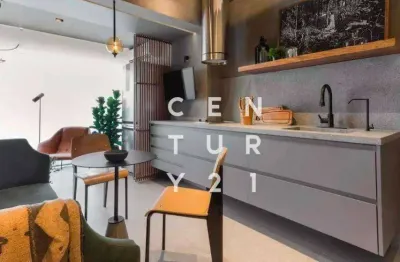Apartamento com 1 dormitório à venda, 44 m² por r$ 1.200.000,00 - pinheiros - são paulo/sp