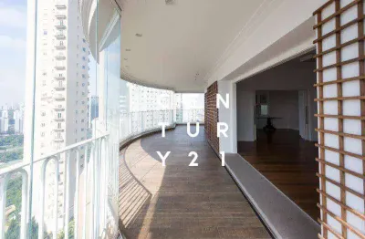 Apartamento com 4 dormitórios à venda, 427 m² por r$ 6.000.000,00 - panamby - são paulo/sp