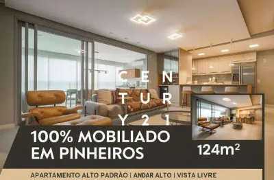 Apartamento com 3 dormitórios à venda, 124 m² por r$ 3.800.000,00 - jardim paulistano - são paulo/sp