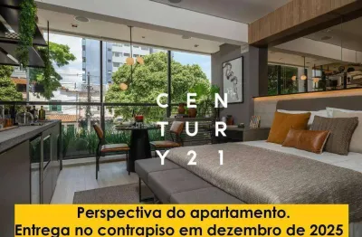 Apartamento com 1 dormitório à venda, 25 m² por r$ 500.000,00 - pinheiros - são paulo/sp